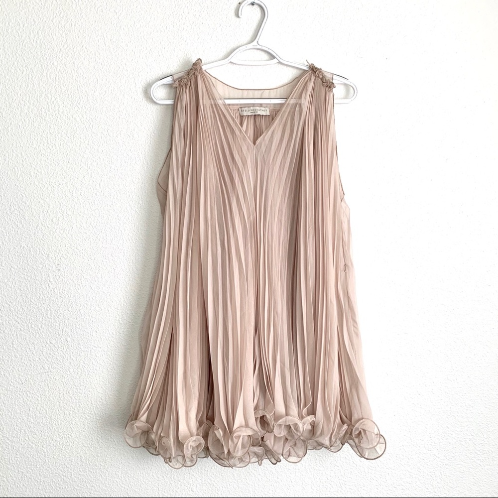 💗 Stella McCartney Silk Pleated Top 💗